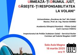 Urmează-ți drumul just, găsește-ți responsabilitatea la volan!