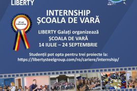 Școala de vară organizată de LIBERTY Galați în colaborare cu UDJG